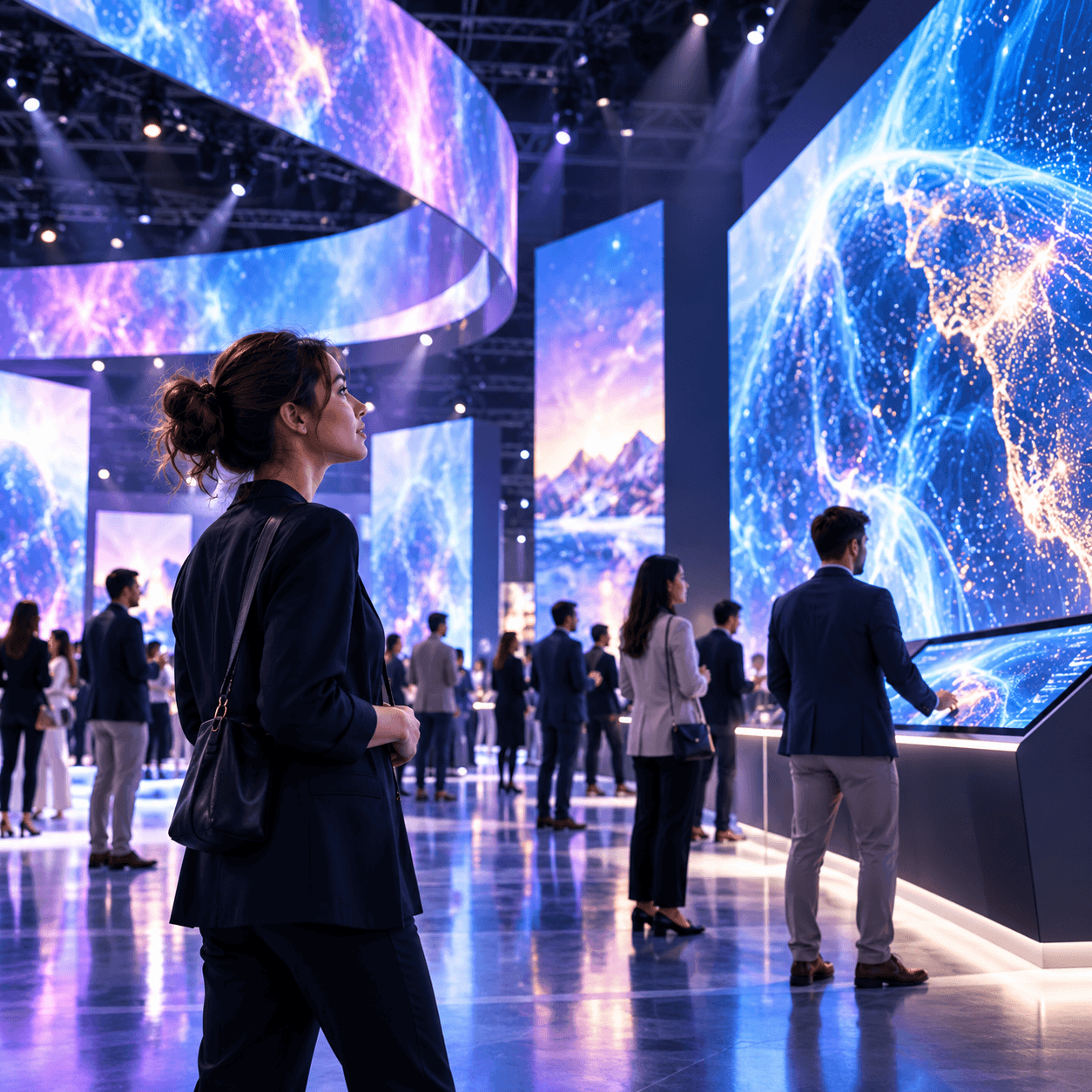 Interactive digital experience for events and exhibitions