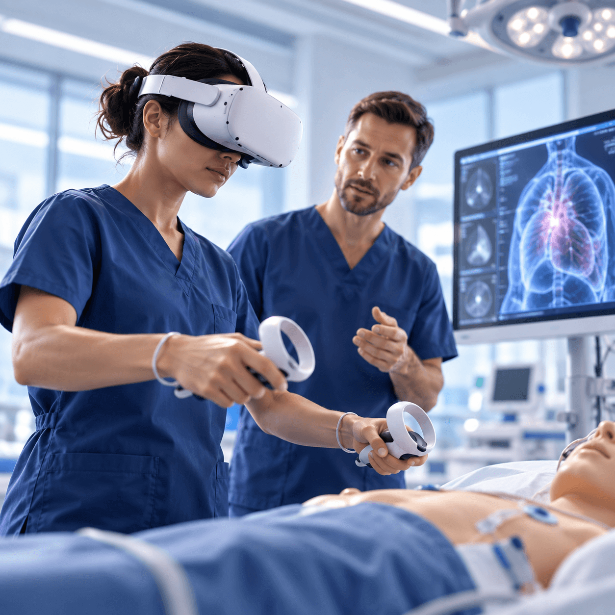 Immersive healthcare technology and medical training